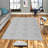 Stylish Woven Carpet, 5.2 x 7.5 Feet | 100% Polyester, 0.3 in Pile Height, Antibacterial, Non-Slip PVC Dot Underside | Machine Washable, 3D Digital Print | Perfect for Living Room, Bedroom & Home Décor-888731770