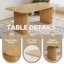 Ensemble de salle à manger rectangulaire à double piédestal avec table de salle à manger de style crème-1947038670-1947038658-1947038666