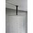 16" Matte Black Luxury Shower Head For Bathroom - Simulates Natural Rainfall With Self-Cleaning Nozzle, Compatible American Standard Pipe Connections And All Arms Brings Feeling, Suits-127299558