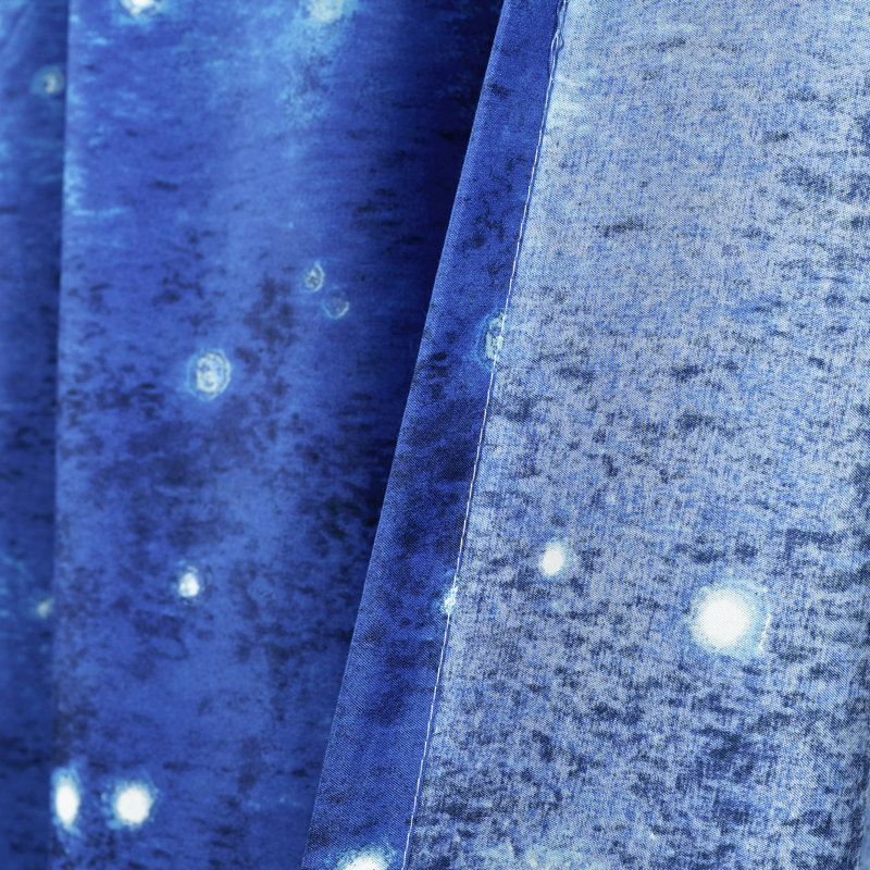 Polyester Semi Sheer Curtain Pair