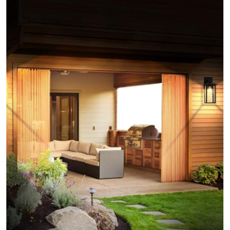 Matte Black 26.5cm H Outdoor Sconce