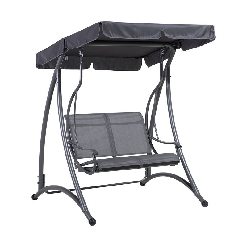 Nettie 2 Person Porch Swing with Canopy