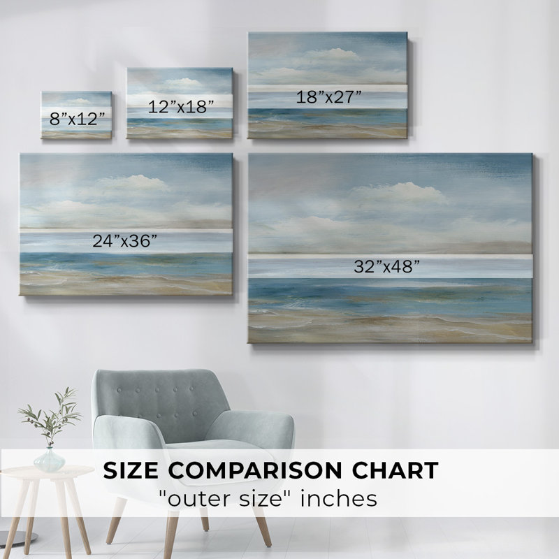 Toile tendue Serene Coast-Gallery, H 12 po x l 18 po