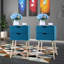 Table de chevet Mid-Century Coldiron-67702407