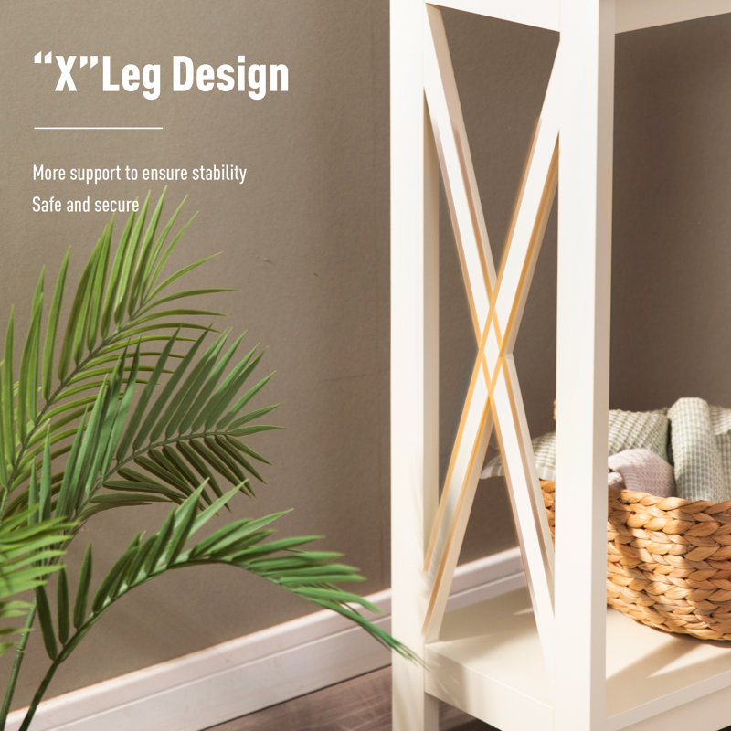 Emsworth End Table, Ivory (Off-White)