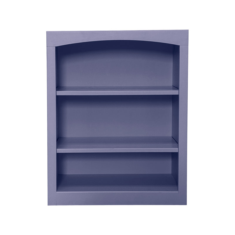 Bibliothèque classique Ossy, (3 tablettes) H 30 po x l 24 po x P 12 po, Bleu Wedgewood