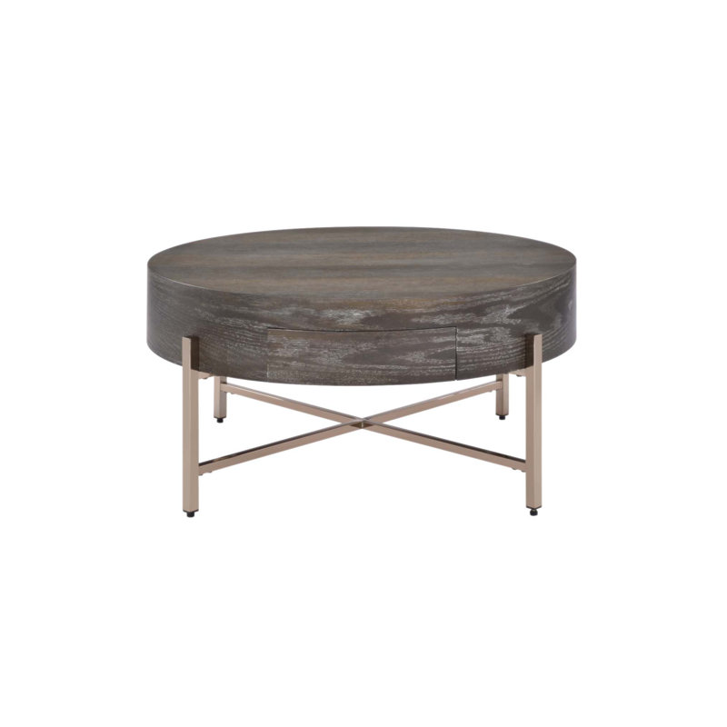 Table basse à 1 tiroir avec un design moderne et des matériaux de haute qualité, parfait pour les salons élégants