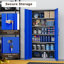 Armoire de rangement en acier à 6 tablettes Delvale (H 70,87 po x l 31,5 po x P 15,7 po)-1993324166