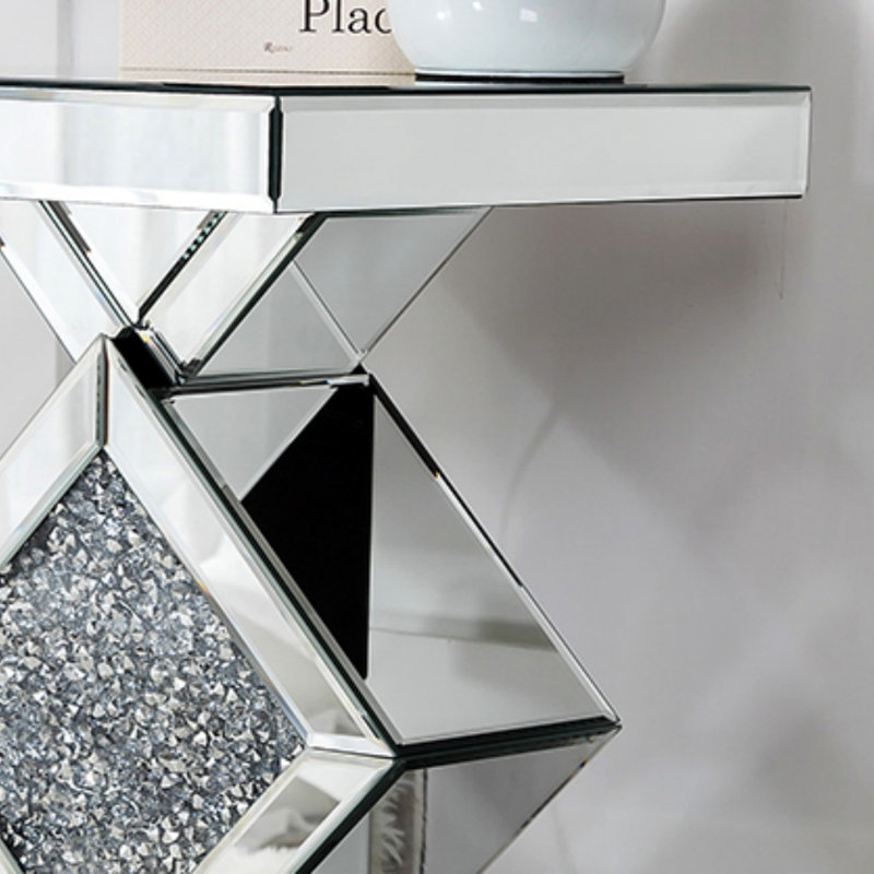 Ensemble de tables de bout en miroir Amla
