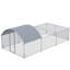 Grand poulailler en métal pour poulets Pawhut