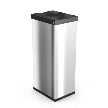 36L/9.51Gallon Rectangular Kitchen Trash Can with Wheels