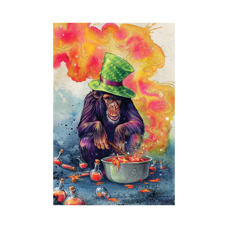 Love Potion #9 by Swartz Brothers Art - Wrapped Canvas Painting, 20.32 cm H x 30.48 cm W