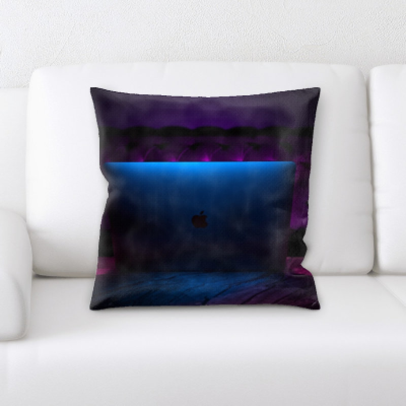Microsuede Throw Pillow