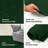 Halayna Furnish my Place Forest Green Solid Color Rug, Pets and Kids Friendly Rug-358529293