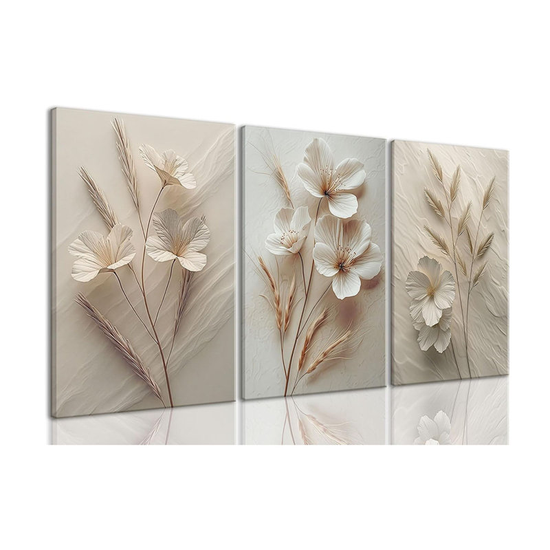3 Piece Wrapped Canvas Set