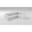 Gatsby 114" Wide Outdoor Reversible Patio Sectional with Cushions-1451950379