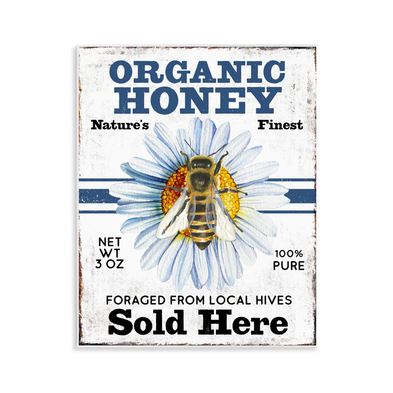  «Organic Honey vendu ici», art mural par Creatif Belle