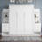 Joean Multi-Function Murphy Bed with Shelves, Drawers, and LED Lights-506089343-506089342
