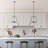 4 - Light Dimmable Lantern Geometric Chandelier