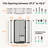 Elissia 71" Extra Tall Cat Safety Gates, 29.5-40.6" Extra Wide Heavy Duty Metal Pet Gates with Adjustable Cat Door, Pressure Mounted Baby Gates for Cat Dog -409939244