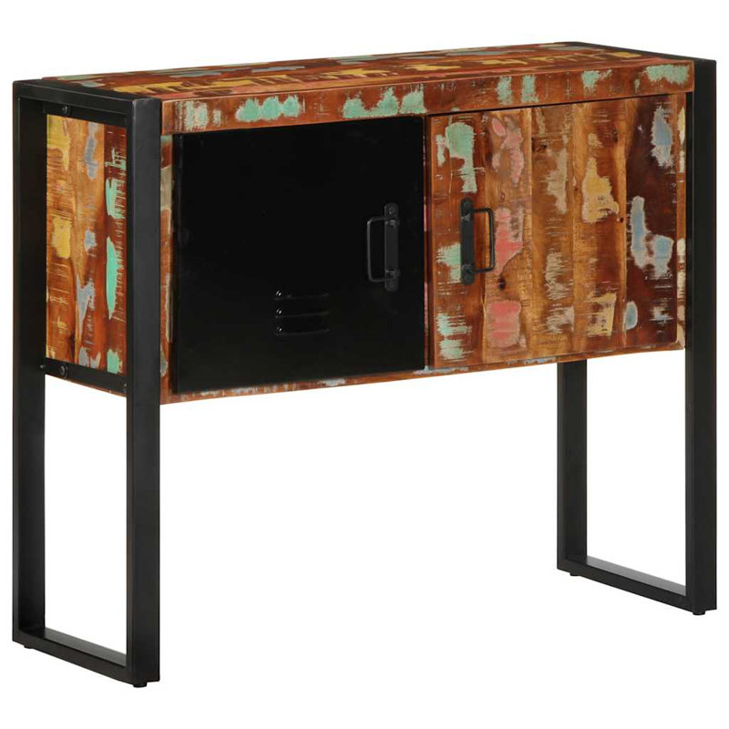 5-2 75cm Solid Wood Top Console Table, Reclaimed solid wood