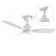 Emidia Standard Ceiling Fan with LED Lights Indoor
