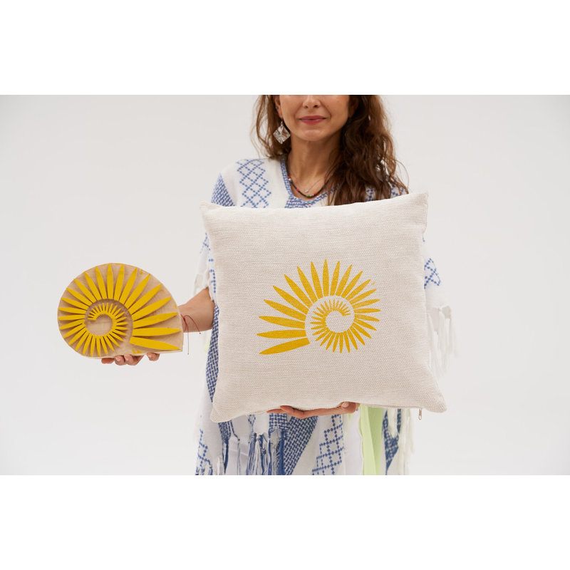 Decorative Cushion Cover, 50% Polyester / 50% Cotton, 16.9 x 16.9 Inches | Digital Print Design, Machine Washable at 86°F | Perfect for Home Decor, Living Room, and Bedroom Accent, Soft and Durable Fabric