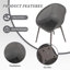 2 chaises longues d'intérieur / d'extérieur en plastique PP gris chaud toutes saisons, légères pour la terrasse, la plage, le salon, le matériau, l'installation facile, le plancher, le tissage en filet, le support ergonomique et le portable-723409643