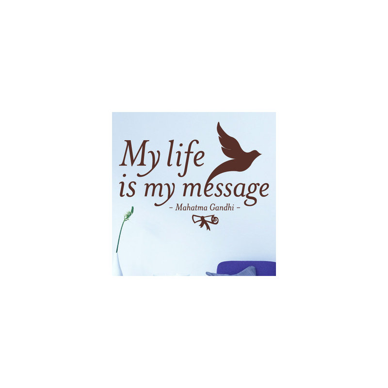 Wall Decal, Brown, Large