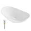 Lavabo vasque en céramique blanc moderne Modern