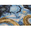 Tapis abstrait moderne à teinture végétale noué à la main 8 pi 11 po x 12 pi 1 po
