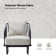 Ensemble de chaises d'appoint l 29 po Palladino