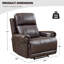 Fauteuil inclinable électrique 39,1 po Dulles
