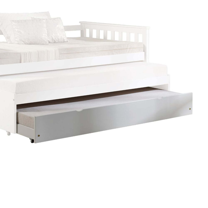 Boydston Trundle Bed, White