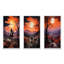 «Western Cowboy Rugged», 3 pièces sur toile-2106871927-2106871924