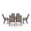 Karna 6 - Person Patio Dining Set Table,-2015513590-2015513591