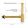 Designer 1-1/4 In. Brass Round Bottle Trap