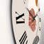 Feuille de palmier tropical et formes géométriques abstraites III - horloge murale moderne-60328619