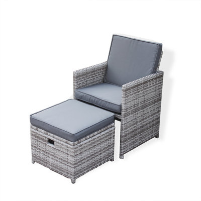Alfonce 8 - Person Square Patio Dining Set with Cushions included