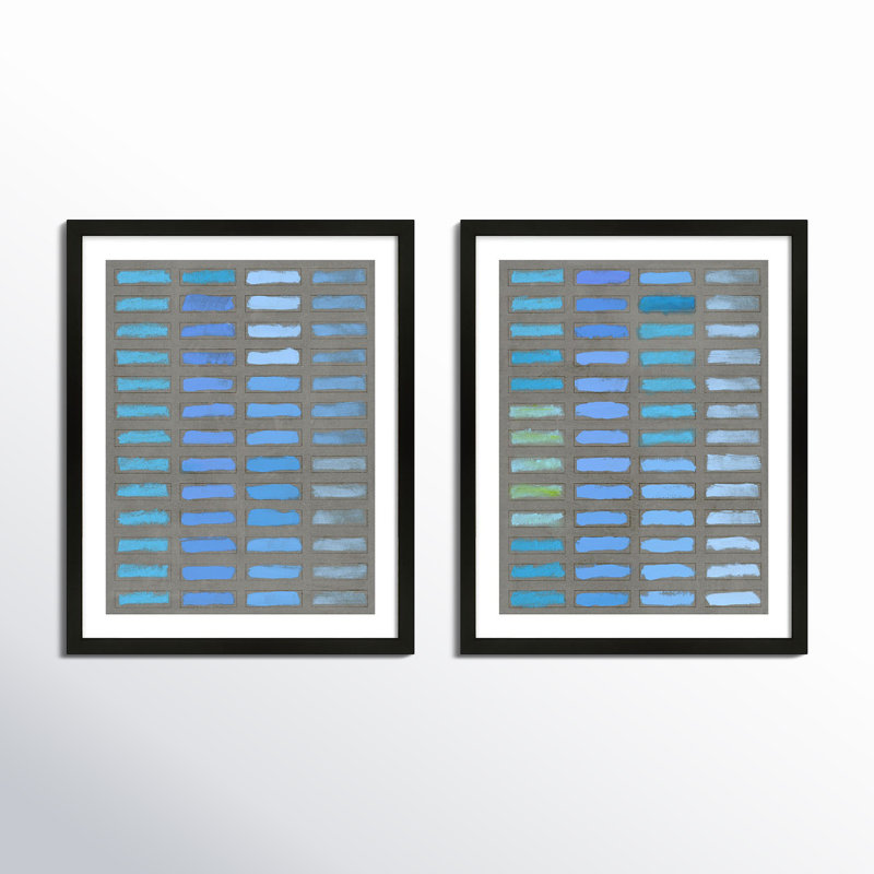 The Blues Painting by Jacques Pilon, Black, 30" H x 24" W x 1.25" D