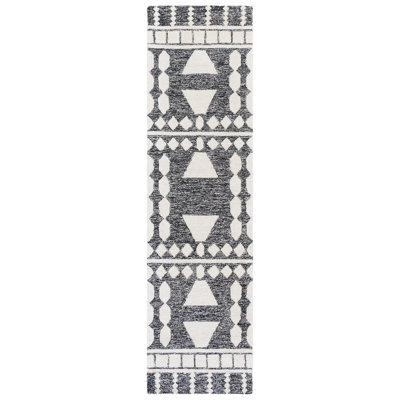 Tapis noir / ivoire Capri 709