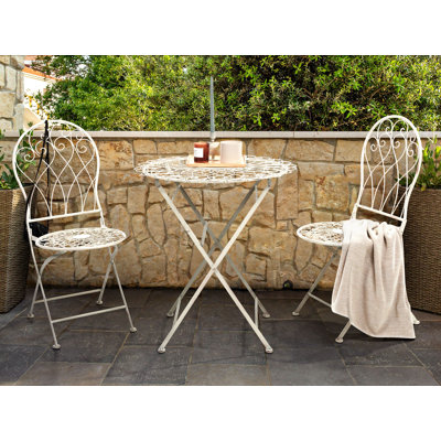 Murchison Round 3 - Piece 2 - Person 70Cm L Outdoor Bistro Set