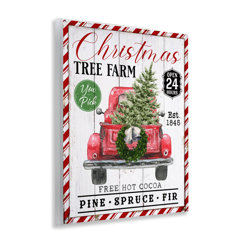 Art mural sur toile Holiday Holiday Farm par Creatif Belle