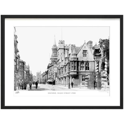 Oxford, High Street 1900 by Francis Frith - Single Picture Frame Print