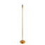 Burley Rechargeable Floor Lamp Base finished in Br Aged Brass