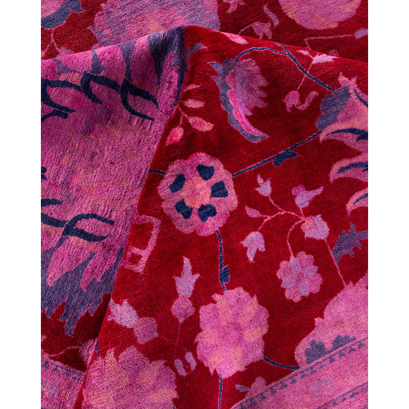 Fine Vibrance One-of-a-Kind 13' 3" x 12' 1" Hand Knotted Area Rug