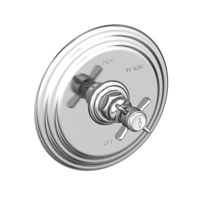 Balanced Pressure Shower Trim Plate With Handle. Less Showerhead, Arm And Flange.