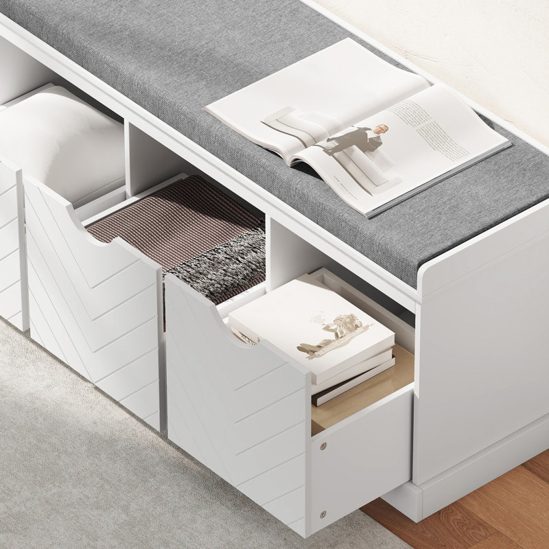 3 Pair Shoe Storage Bench