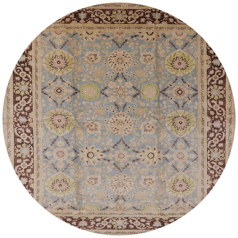 Cordeline Oriental Indoor Rug, Round 7'