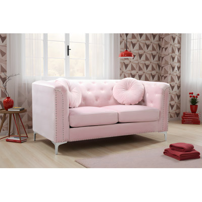 Nade Velvet Loveseat